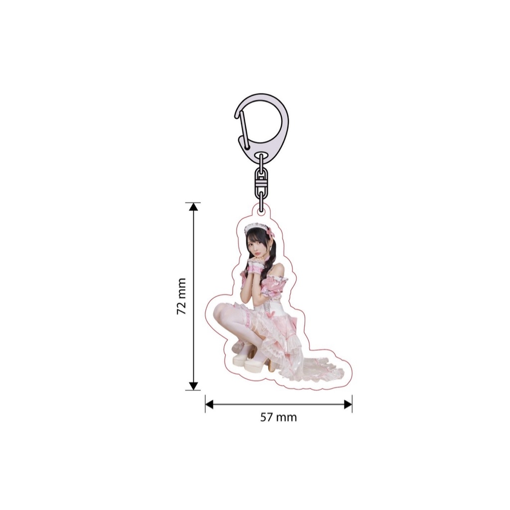 アクリルキーホルダー[座り姿]