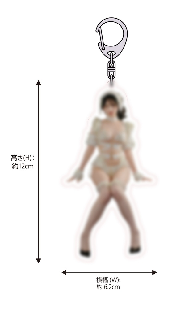 写真展2026【白衣装アクキー】