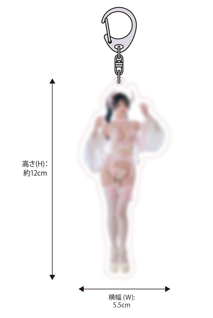 写真展2026グッズ【アクキー ピンクドラゴン衣装】