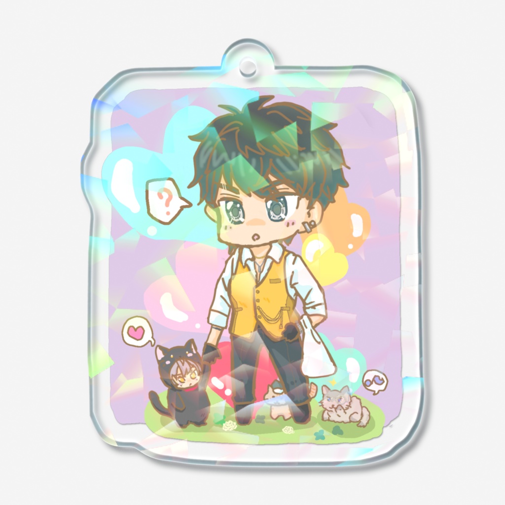 あらんくんとねこちゃんたちアクキー