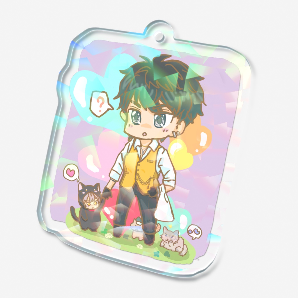 あらんくんとねこちゃんたちアクキー