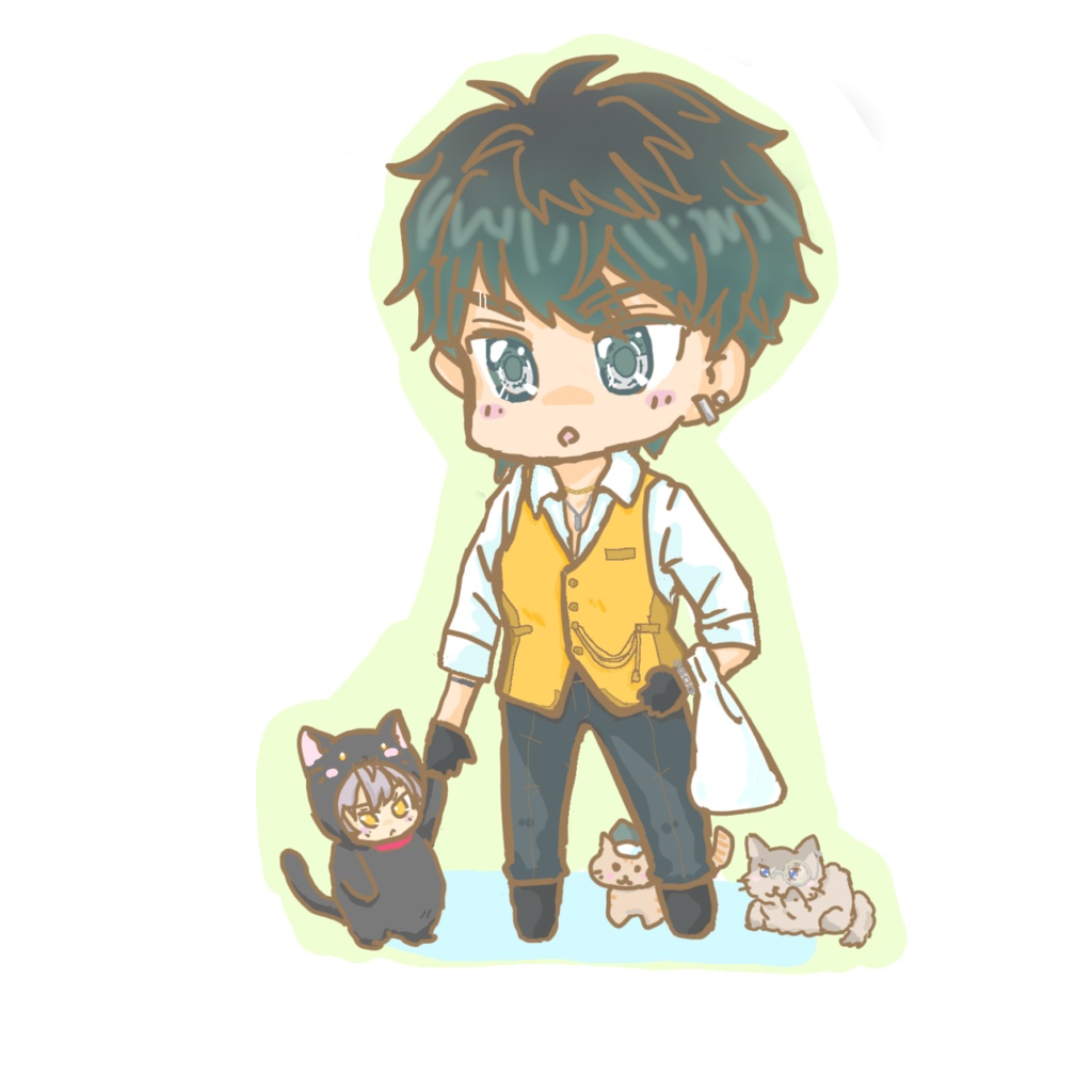 あらんくんとねこちゃんたちアクスタ