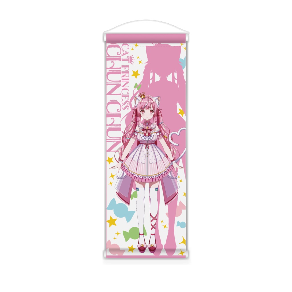 キャンディー♥Kawaii★タペストリー【猫姫ちゅんちゅん2周年】
