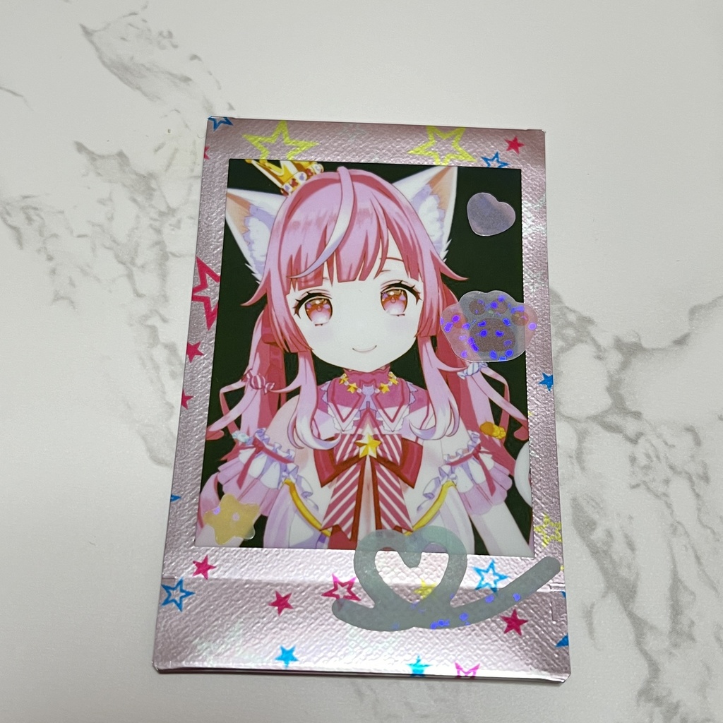 直筆サイン入り💗キラキラデコ🌟チェキ（1枚）