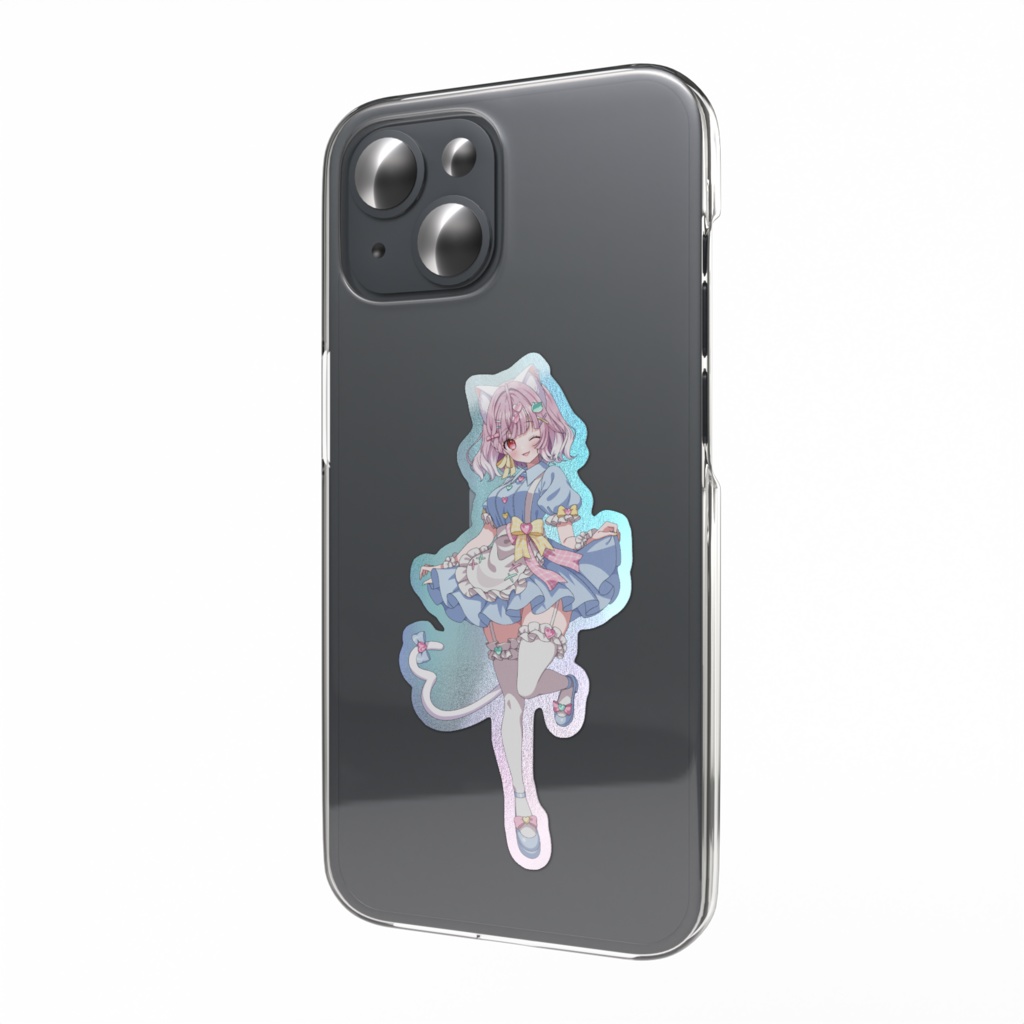 【2025誕生日】ちゅんちゅんオーロラスマホステッカー