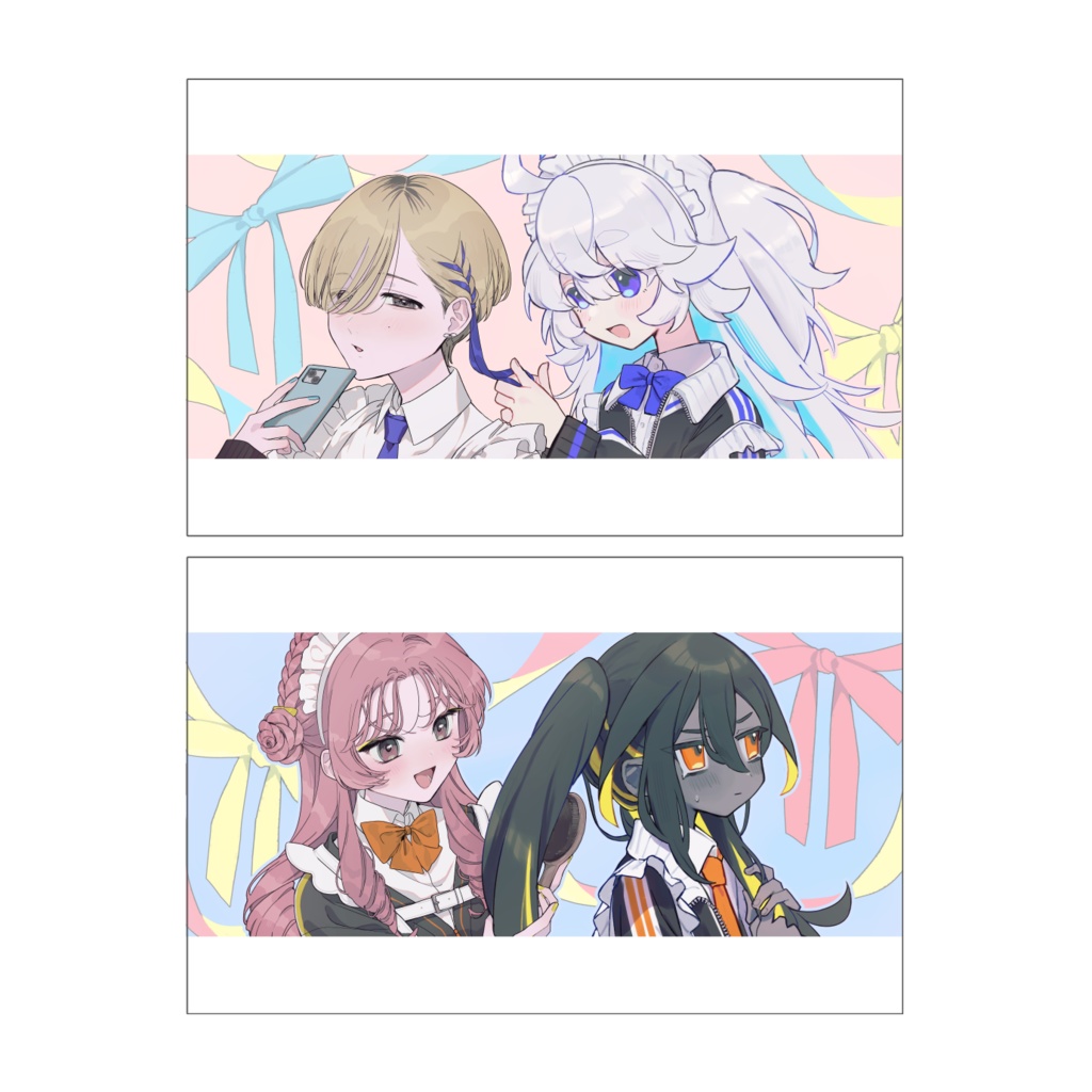 【いちとせ×ナナメ2人展】合作ポストカード