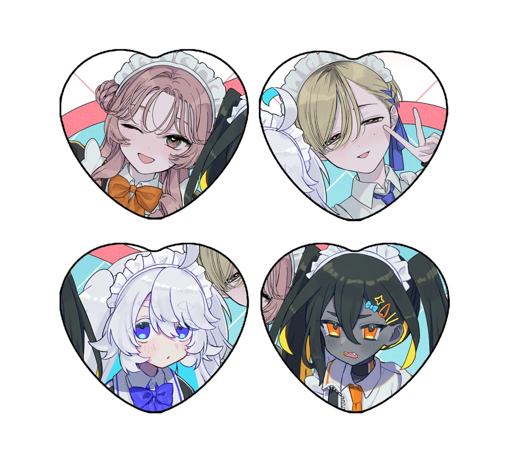 【いちとせ×ナナメ2人展】缶バッジ