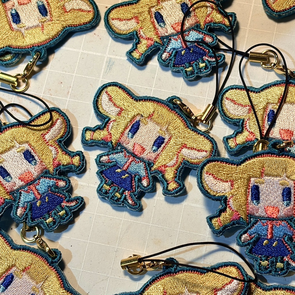 刺繍ストラップ