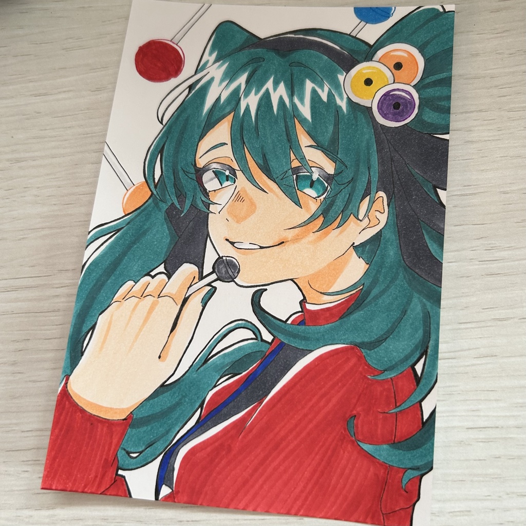 初音ミク 手描きイラスト