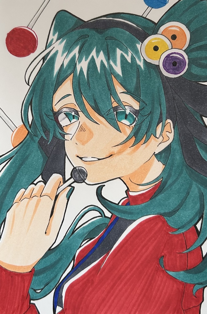 初音ミク 手描きイラスト