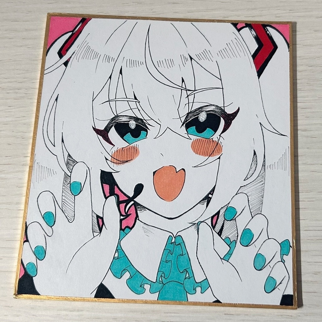 初音ミク 手描きイラスト原画