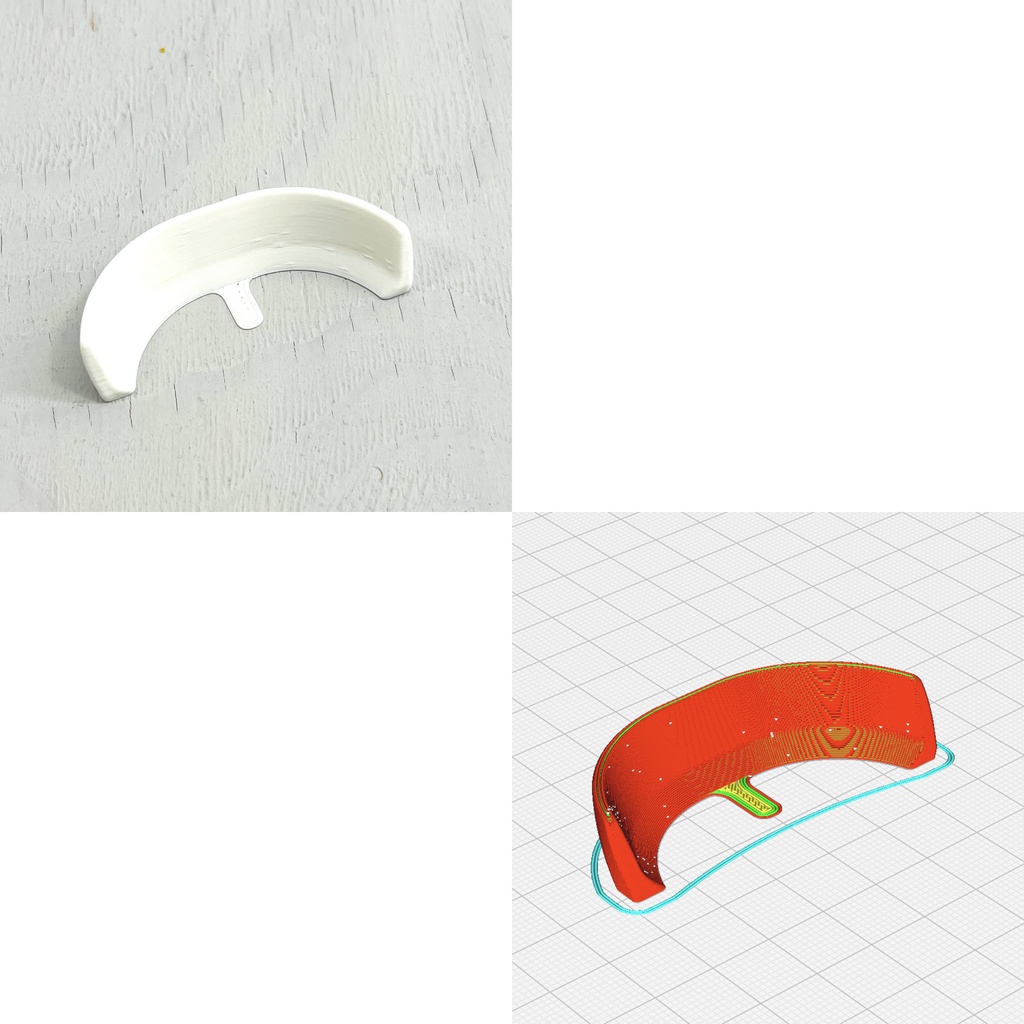 マウス用 あごバンパー【フリーSTLデータ】