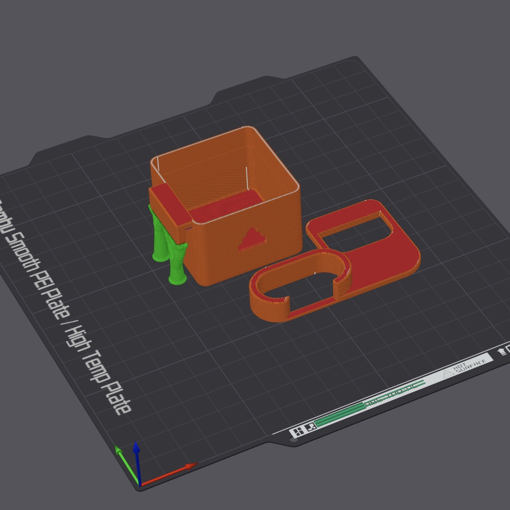 【フリーSTLデータ】Bambu Lab A1/A1mini 専用 Poop バスケット