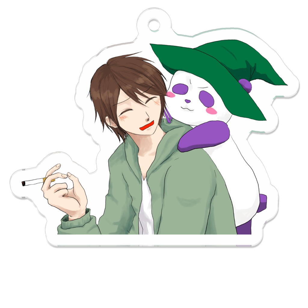 めいらとぱんだアクキー