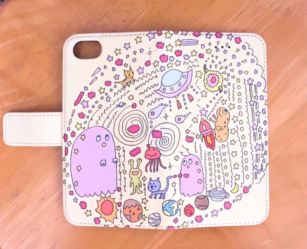 わたしの宇宙iPhoneケース手帳型