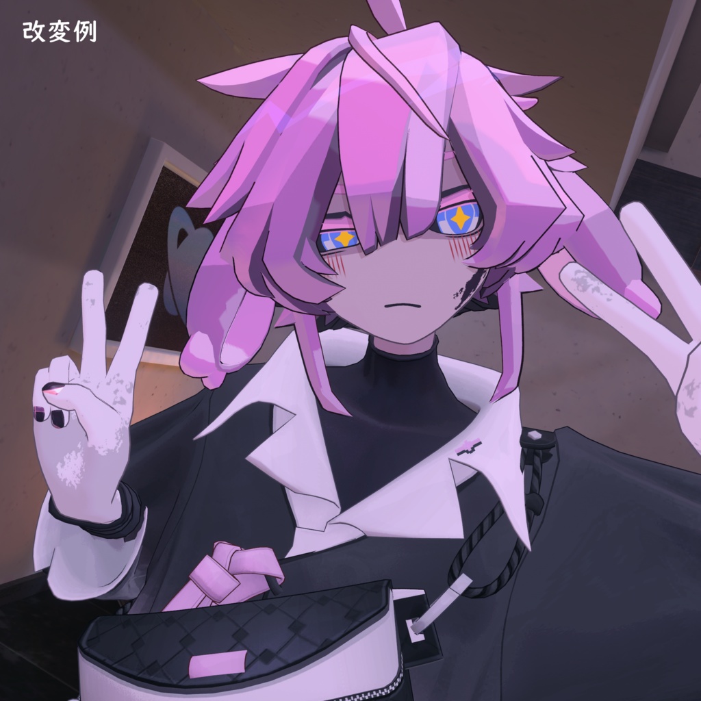 【Cloudz☁アバター用】CA☁触角ヘアー