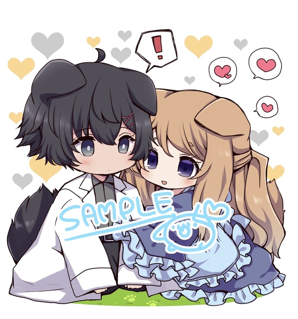 とあひま(いぬ)アクリルスタンド🐶🐶