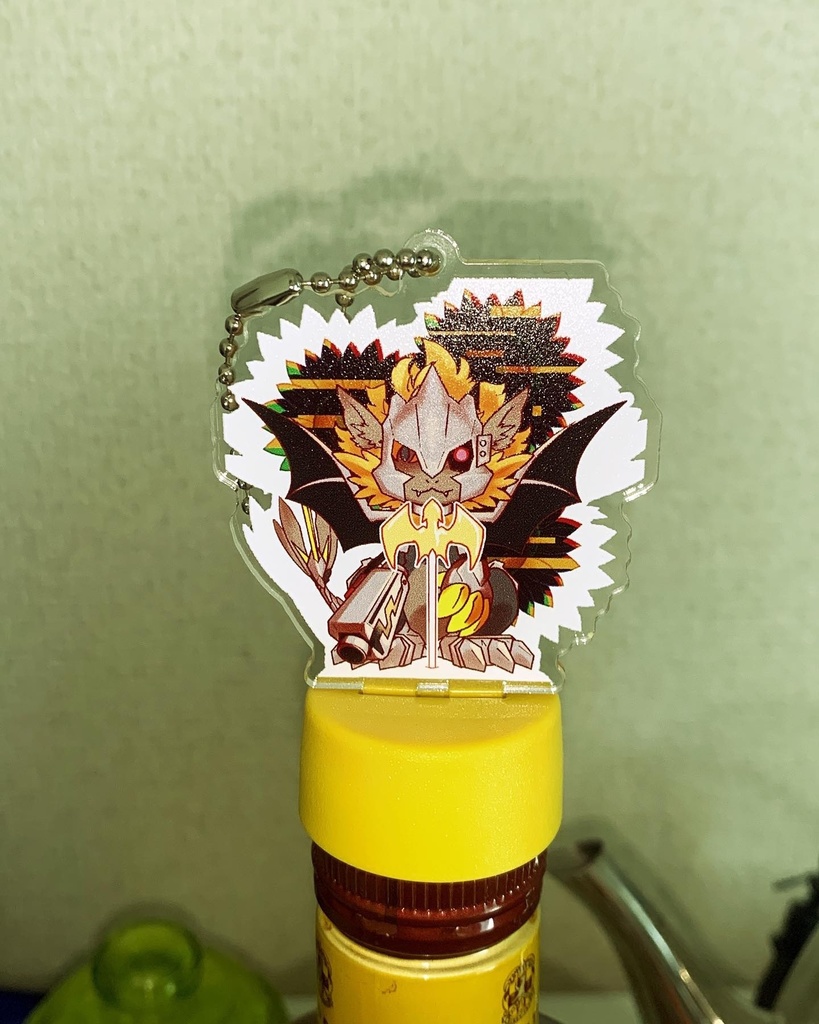 リュカ&仮面の男(ドラゴンパウダー) アクリルボトルキャップステージ