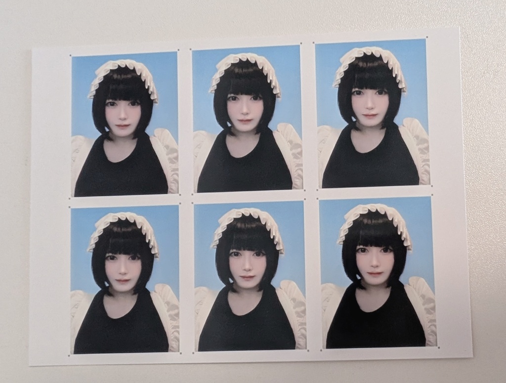 お給仕着写真&シールセット