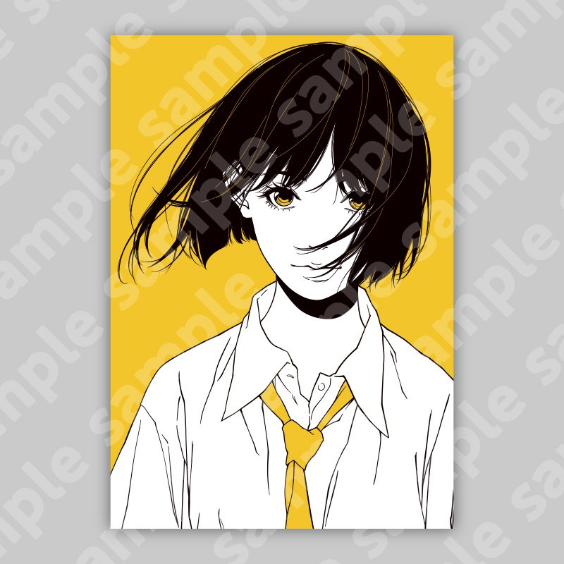 アクリルプレート01「風にほどける」