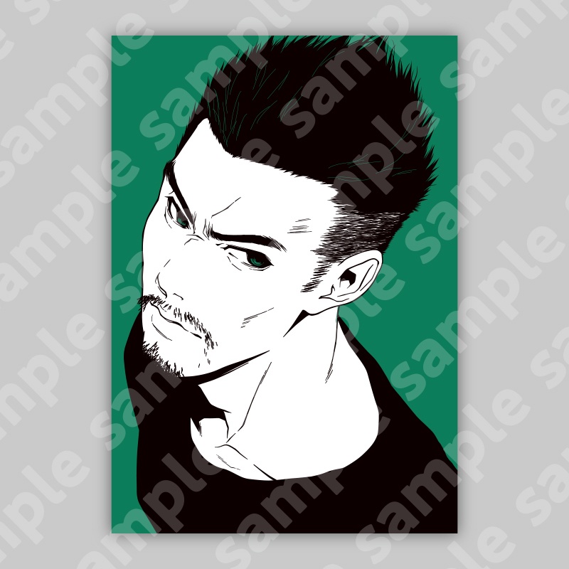 アクリルプレート09「孤影の端」