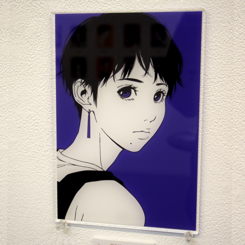 アクリルプレート16「背中越しの一雫」