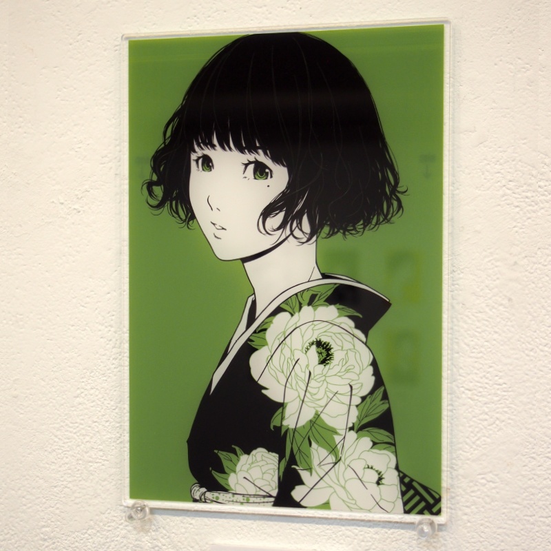 アクリルプレート20「翠にほどける声」