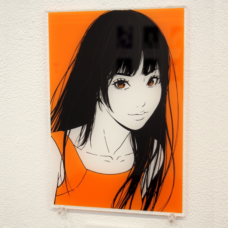 アクリルプレート22「風をほどく瞳」