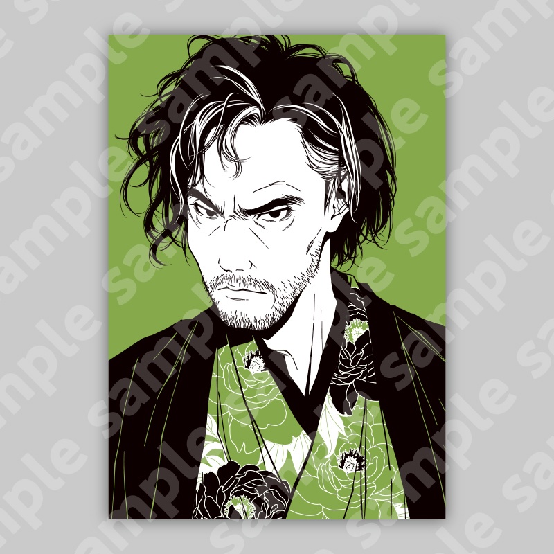 アクリルプレート30「荒野に咲く」