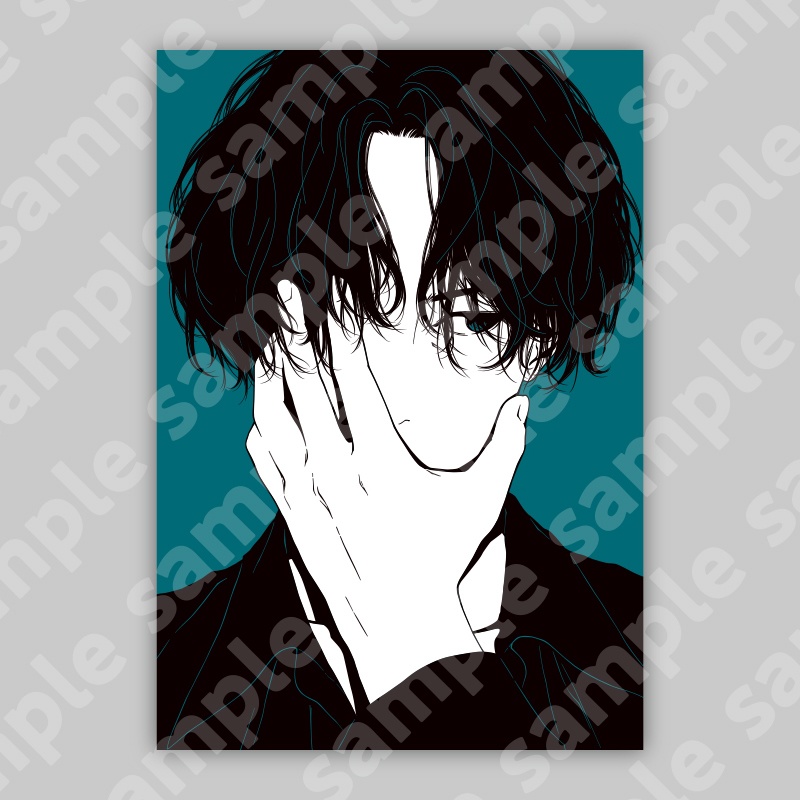 アクリルプレート48「影を食む」