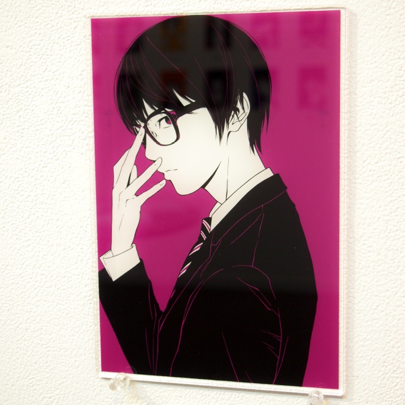 アクリルプレート54「深紫の思考線」