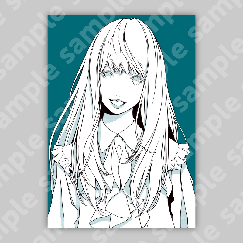 アクリルプレート58「無垢に咲く」