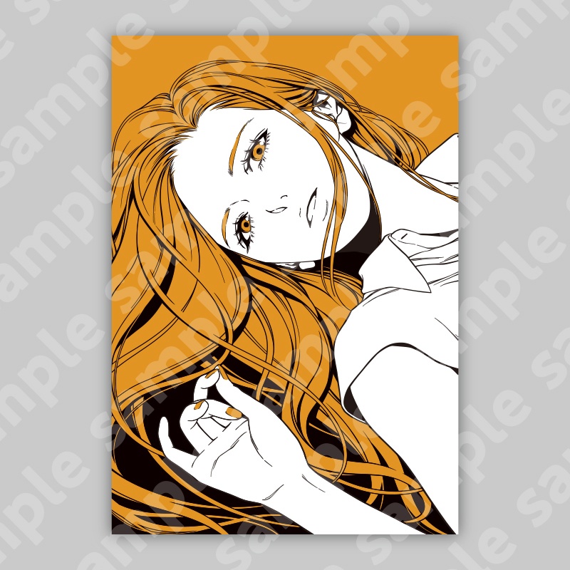 アクリルプレート32「髪に触れるまぼろし」