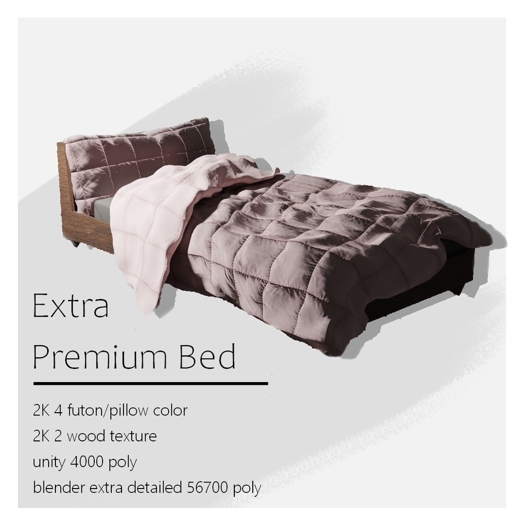 Extra Premium Bed VRChat