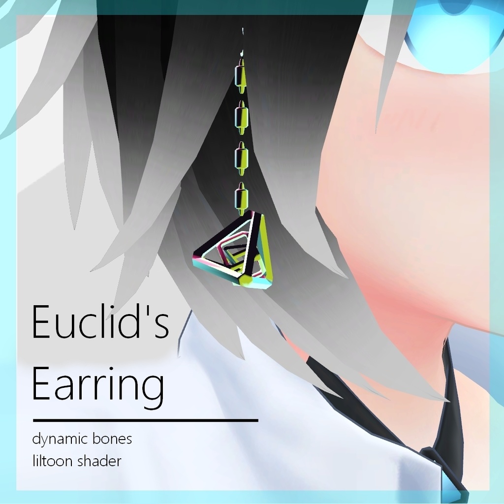 [Blender added]ユークリッドのイヤリング / Euclid's earring