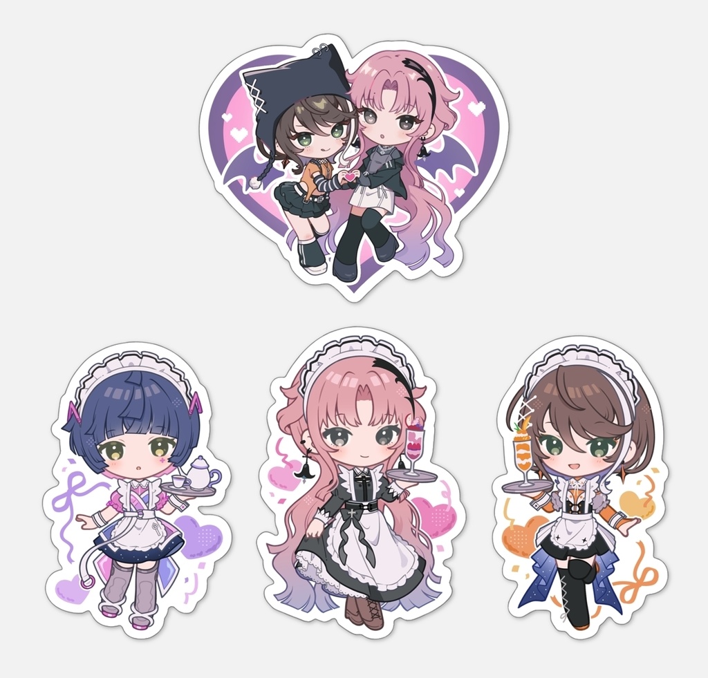 【存流/明透/琶舞】ステッカー