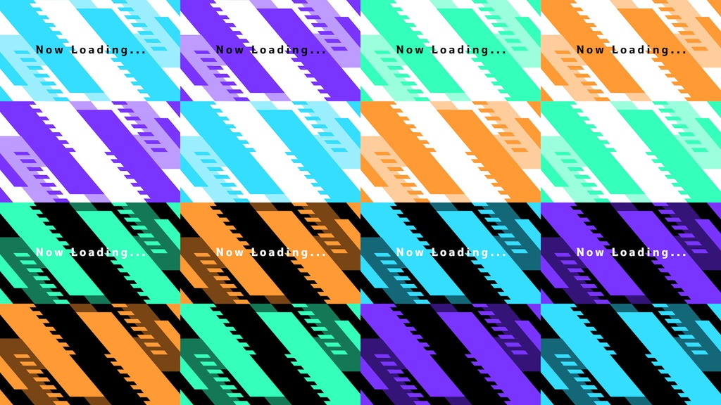 【全40種無料!】OBSストライプトランジション素材 - Stripe Transition -