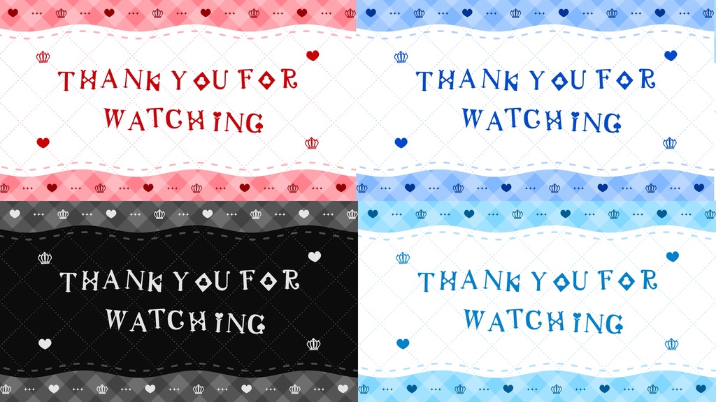 【OBS】待機&終了画面 ワンダーデザイン -Wonder design-