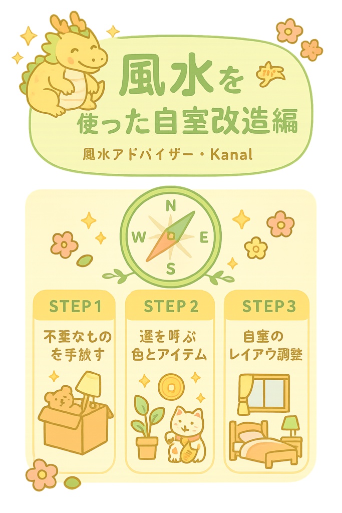 【風水をいかした自室改造 〜小さな部屋 から運を整える〜】