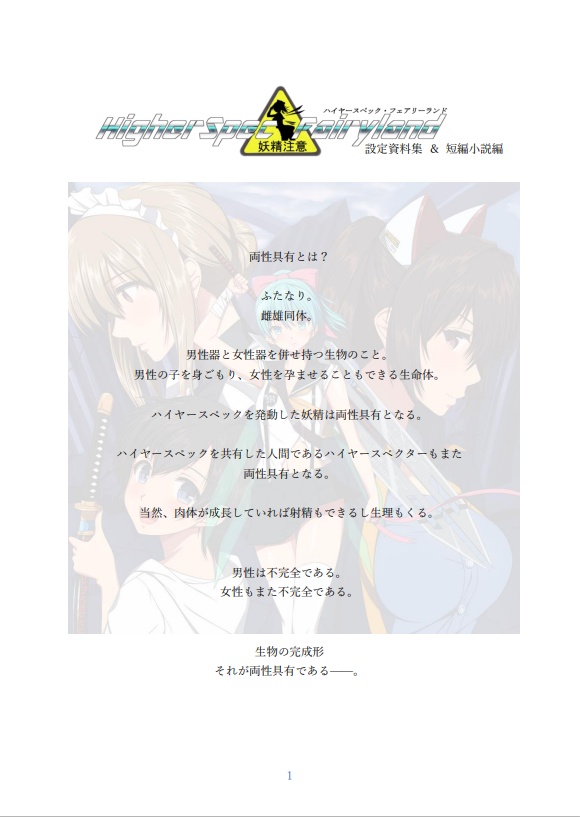 ハイヤースペック・フェアリーランド 設定資料集&短編小説