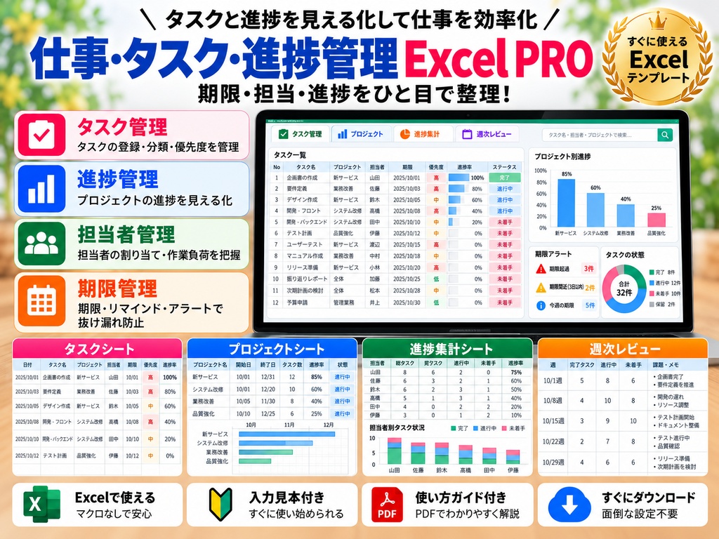 仕事・タスク・進捗管理_PRO