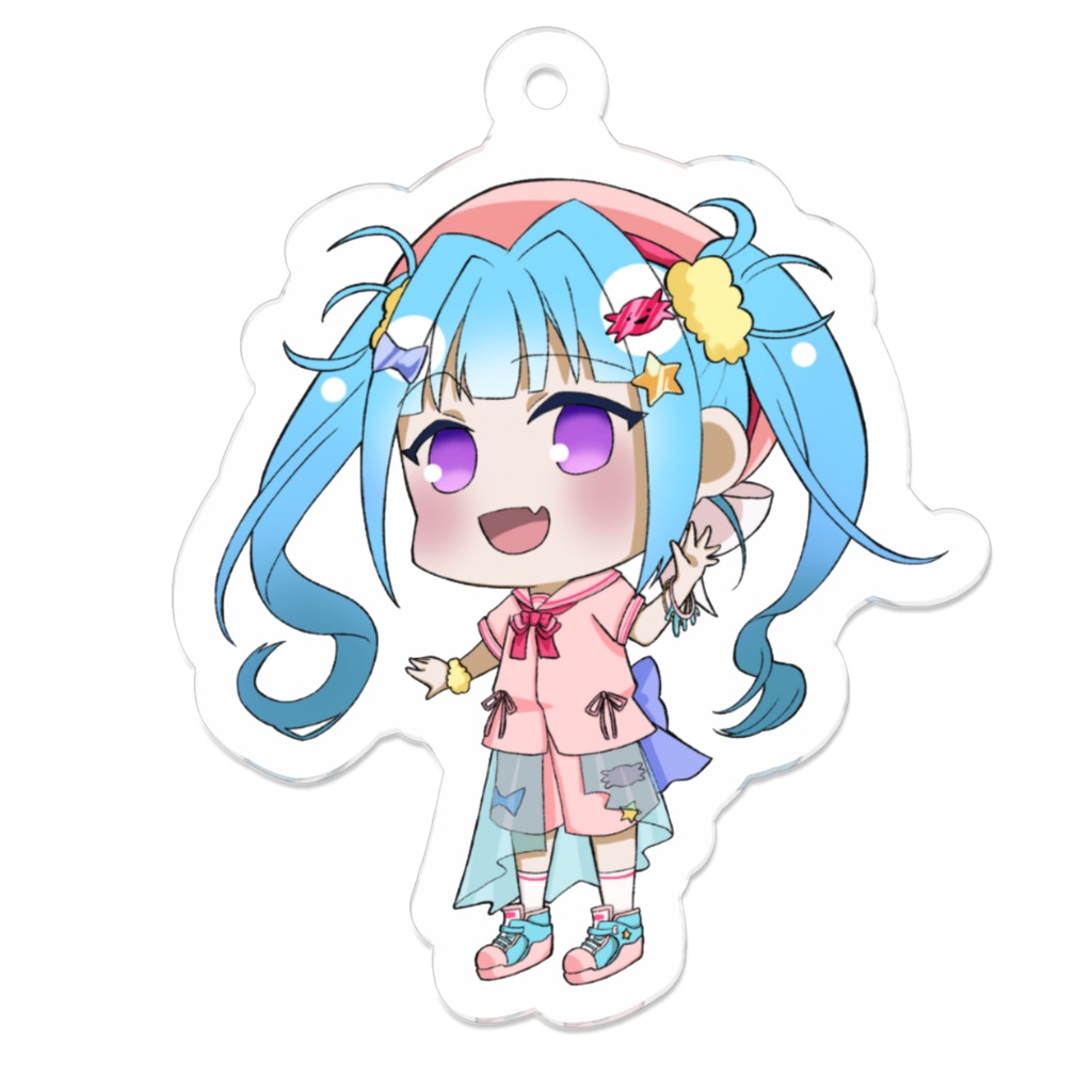 【涼風ゆら】SDアクリルキーホルダー