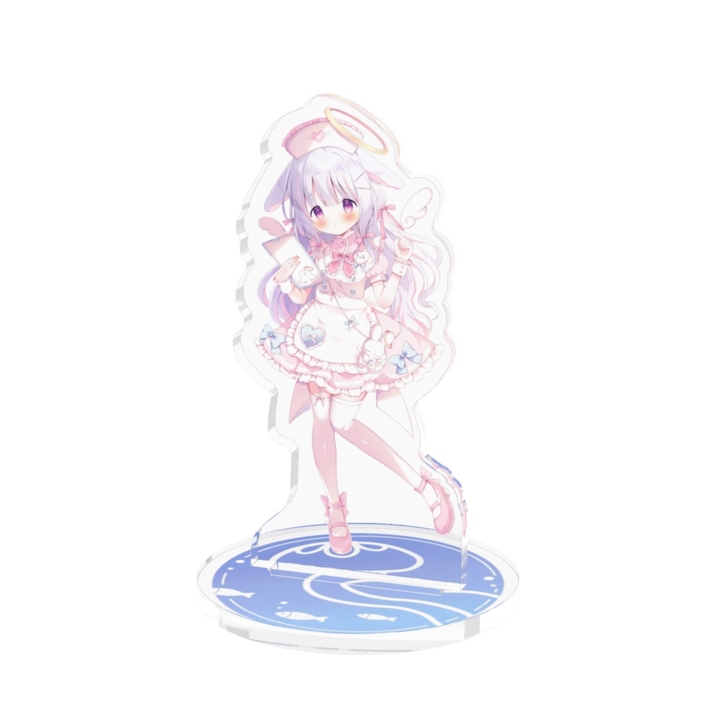 【萌兎きゅあ】アクリルキーホルダー
