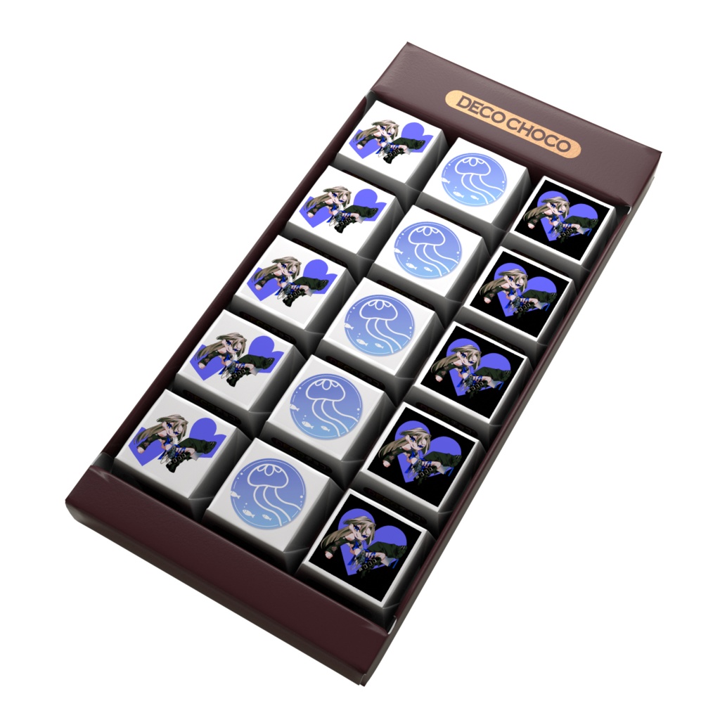 【珀亜ぽりぷ】2026ホワイトデー DECOチョコ