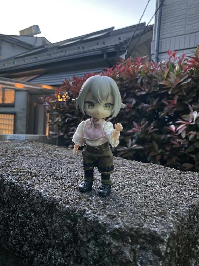 【オビツ11・ねんどーる】ミリタリーハーフパンツセット