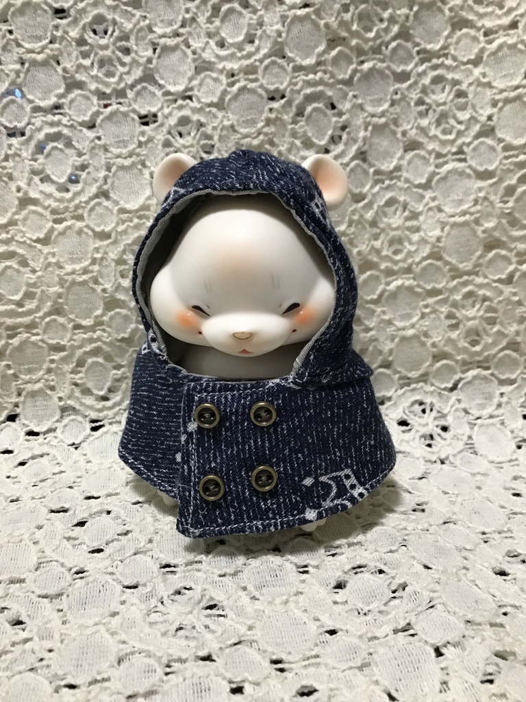 【 COCORIANG Chico】フード付きケープ グレー