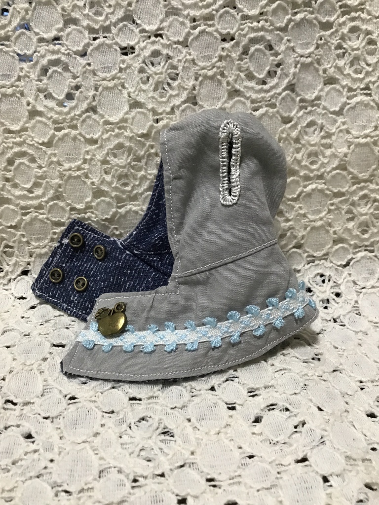 【 COCORIANG Chico】フード付きケープ グレー