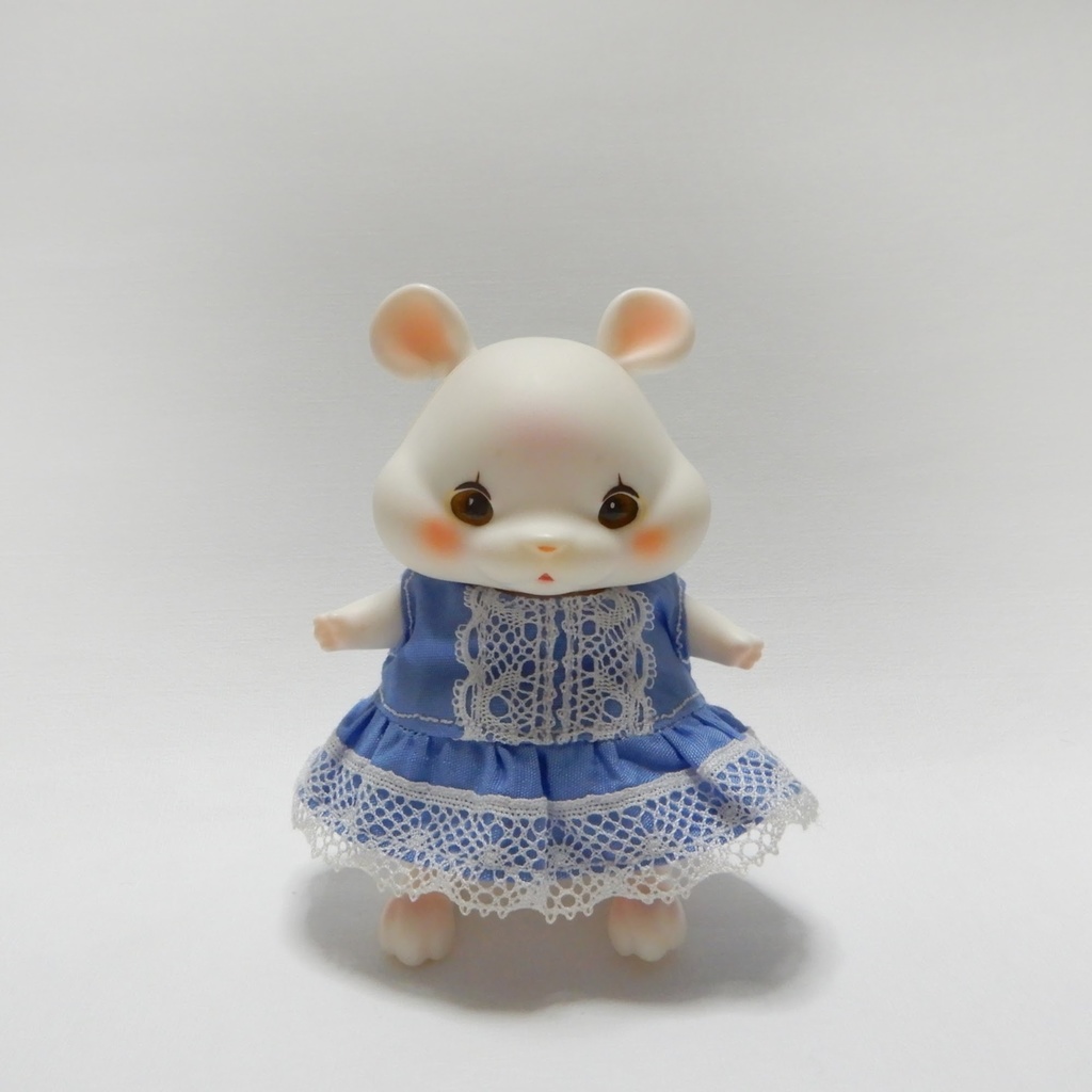 cocoriang  Chico用　青のワンピースとスイカのバッグのセット