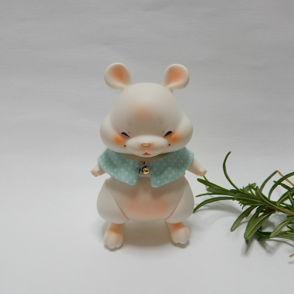 cocoriang Chico用付け襟シャツ紺&ミントとパンツのセット