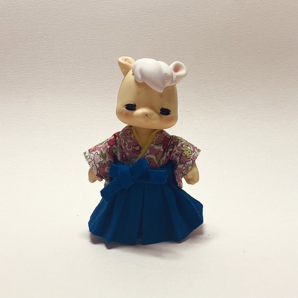 【COCORIANG】袴セット 花桃×紺青